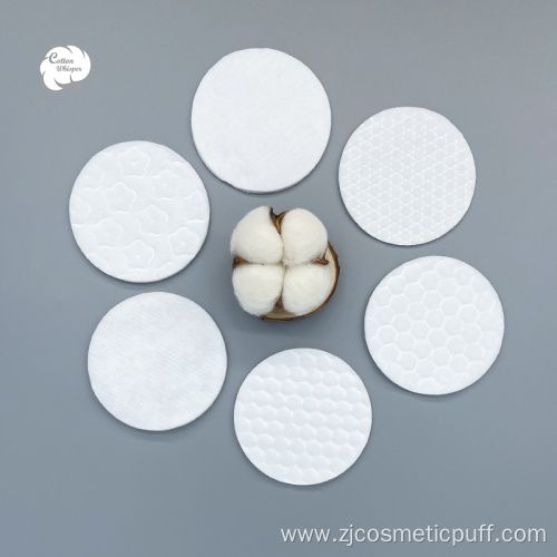 Hot Sales Organic Cotton Pads with pattern